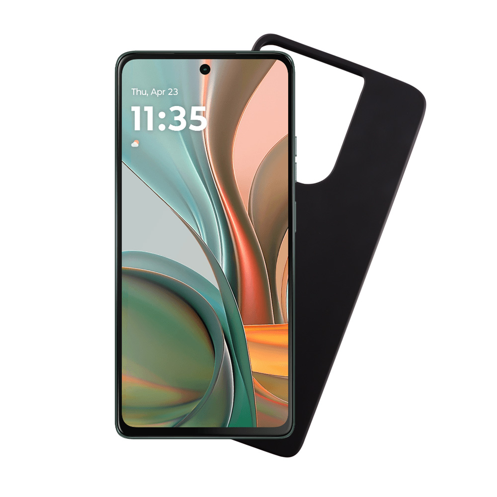 VOLTE-TEL ΘΗΚΗ MOTOROLA MOTO G75 5G 6.78" SILICON TPU BLACK