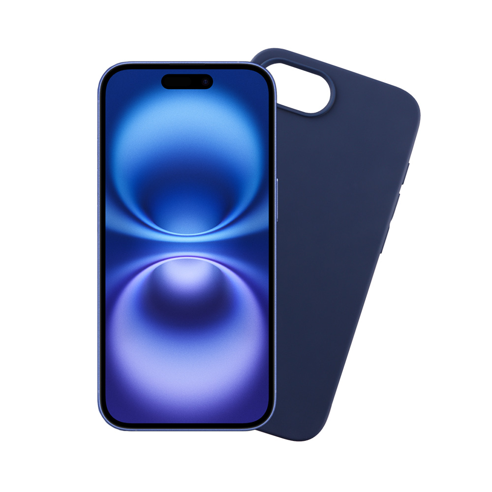VOLTE-TEL ΘΗΚΗ IPHONE 16E 6.1" SILICON TPU CAMERA GUARD BLUE