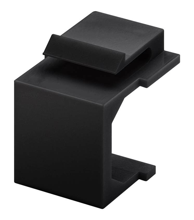 GOOBAY κάλυμμα προστασίας για θύρα Keystone 79990, μαύρο, 4τμχ