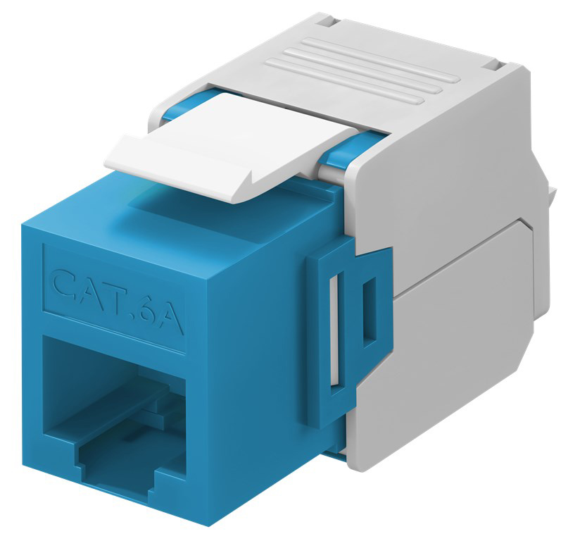 GOOBAY Keystone module RJ45 CAT 6A 90688, UTP, μπλε
