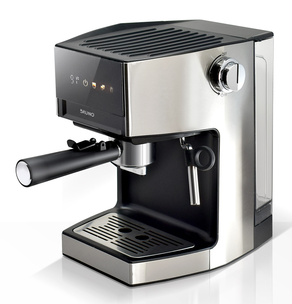 BRUNO "Barista" BRN-0224 Αυτόματη Μηχανή Espresso & Cappuccino, 3 σε 1, Hot & Cold, 950W, 19 bar, ψηφιακή
