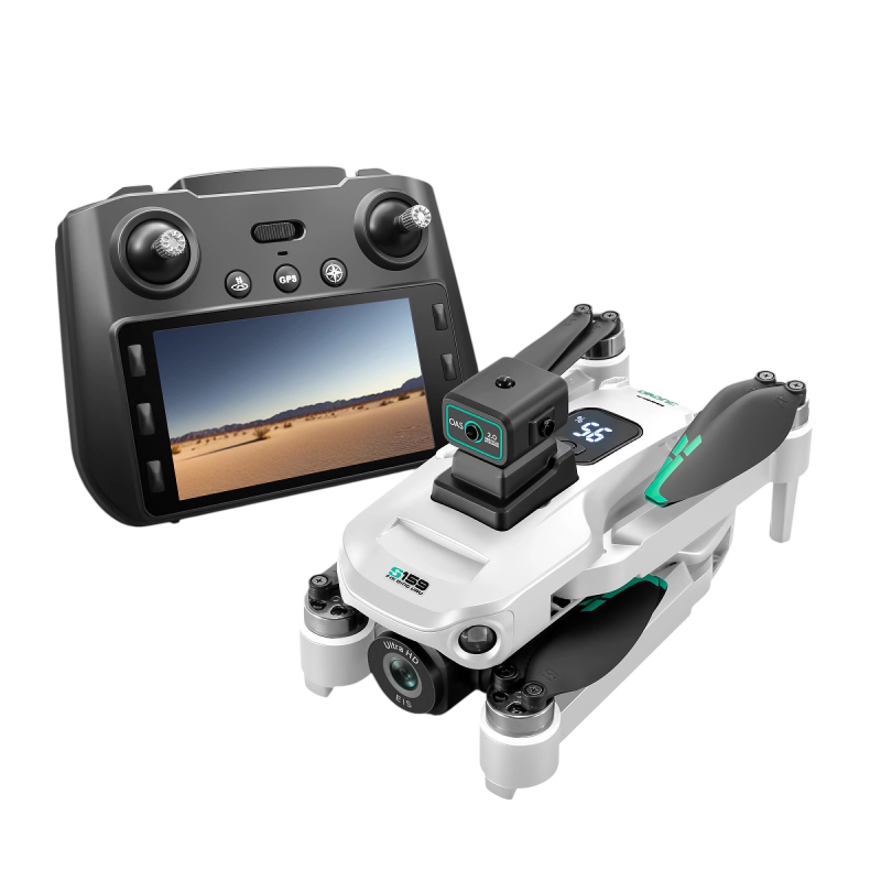 Toysky S159 GPS Drone 6-Axis 4K Κάμερα με χειριστήριο με Οθόνη (5G WiFi/Αποφυγή Εμποδίων) - Λευκό