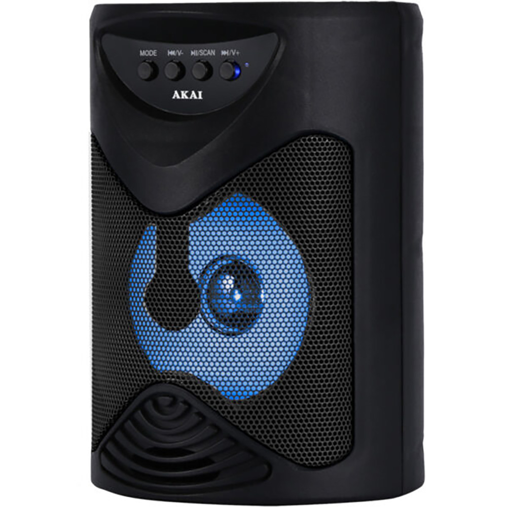 AKAI ABTS-704 PARTY SPEAKER ΦΟΡΗΤΟ ΗΧΕΙΟ BLUETOOTH ΜΕ LED, TWS, USB, MICRO SD, AUX ΚΑΙ ΕΙΣΟΔΟ ΜΙΚΡΟΦΩΝΟΥ 5W ΓΙΑ ΚΑΡΑΟΚΕ
