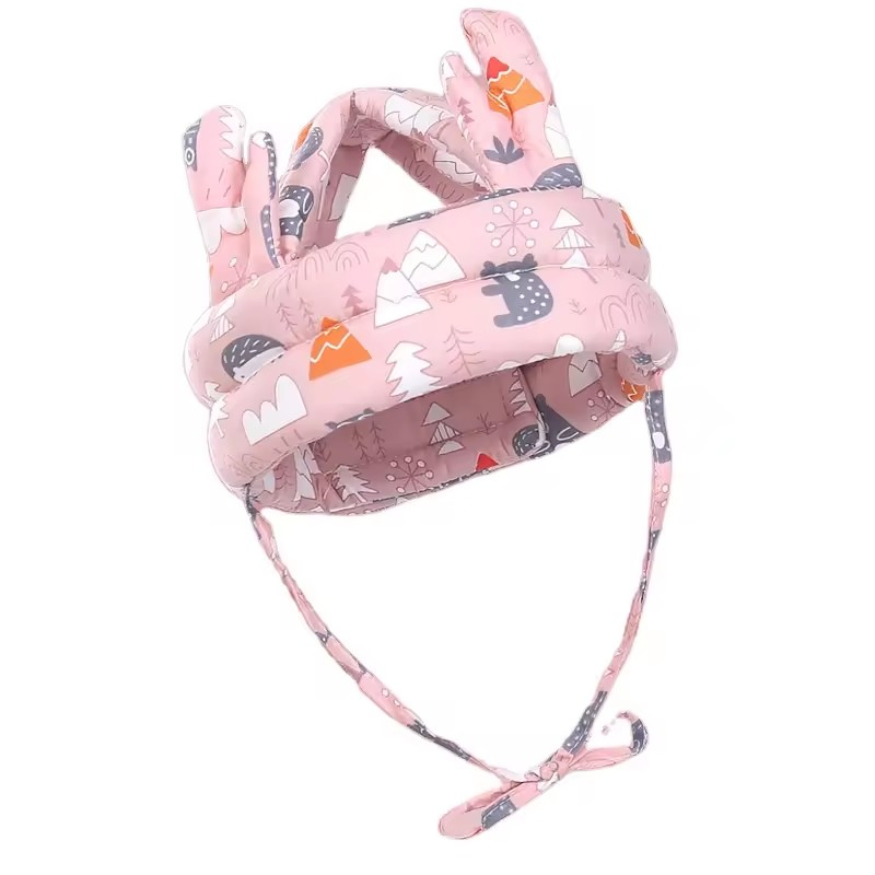 Giggles and Co. Προστατευτικό Κεφαλιού για Μωρό "Pink Forest" Δ18CM (5 έως 24 μηνών)