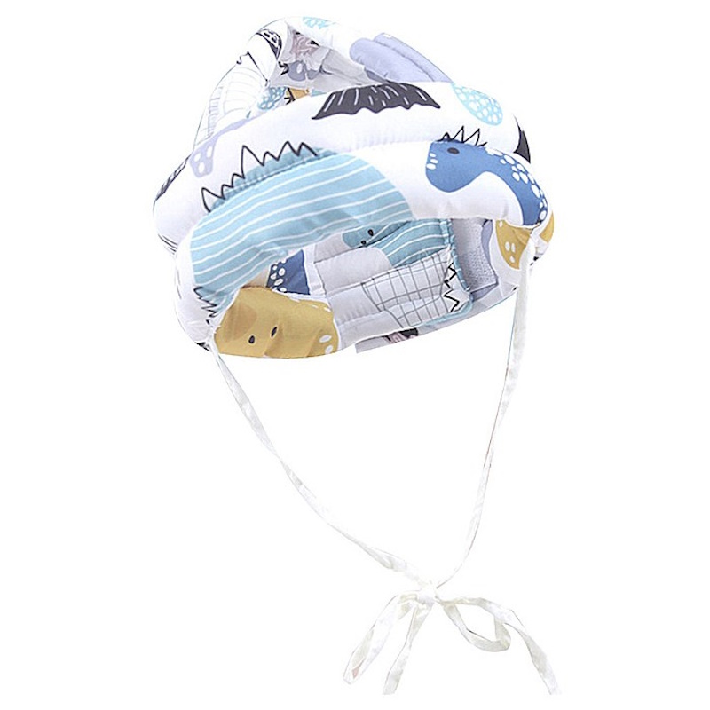 Giggles and Co. Προστατευτικό Κεφαλής Μωρού "White Dinosaurs" Δ18CM (5 έως 24 μηνών)