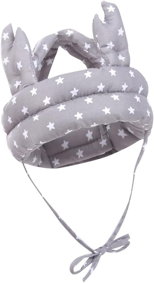Giggles and Co. Προστατευτικό Κεφαλιού για Μωρό "Grey Star" Δ18CM (5 έως 24 μηνών)