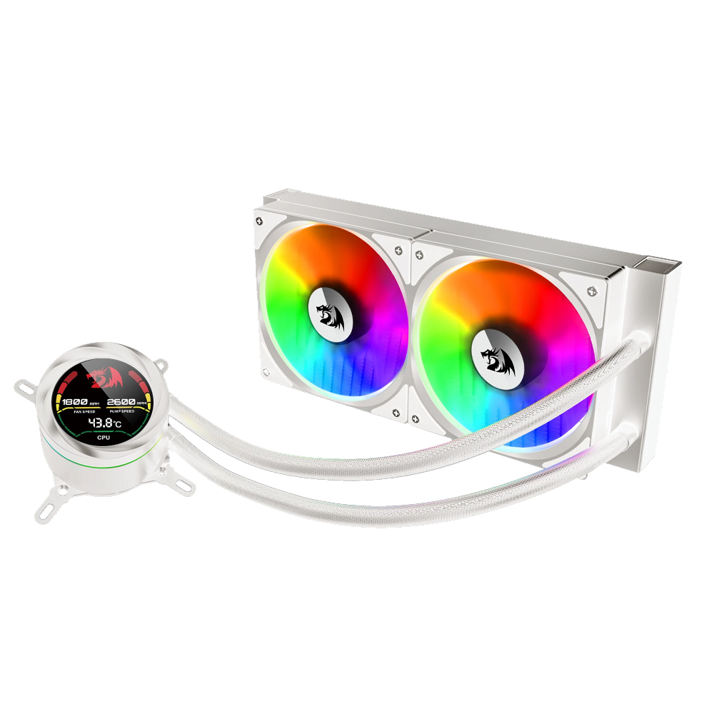 CPU Water Cooler - Redragon CCW-1019W 240 CPU Liquid Cooler