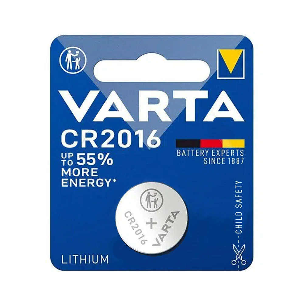 VARTA ΜΠΑΤΑΡΙΕΣ ΝΟΜΙΣΜΑΤΟΣ ΛΙΘΙΟΥ CR2016 3V 90mAh Li-ion 1/BLISTER