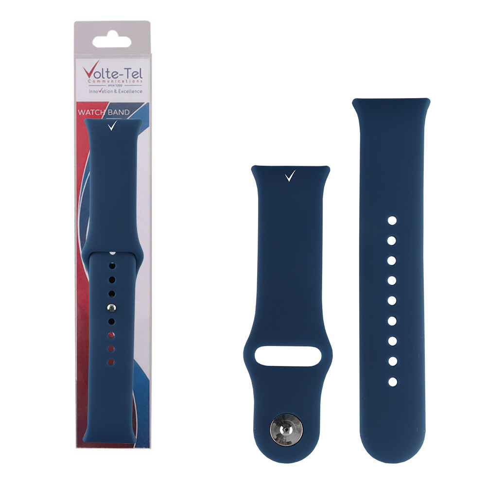 VOLTE-TEL ΛΟΥΡΑΚΙ ΡΟΛΟΓΙΟΥ ΣΙΛΙΚΟΝΗΣ XIAOMI REDMI WATCH 4/WATCH 5/SMART BAND 8 PRO/SMART BAND 9 PRO BLUE VT150