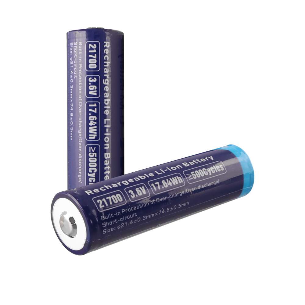 XTAR ΜΠΑΤΑΡΙΑ ΕΠΑΝΑΦΟΡΤΙΖΟΜΕΝΗ ΛΙΘΙΟΥ 21700 3.6V 4900mAh Li-ion ΜΕ ΠΡΟΣΤΑΣΙΑ