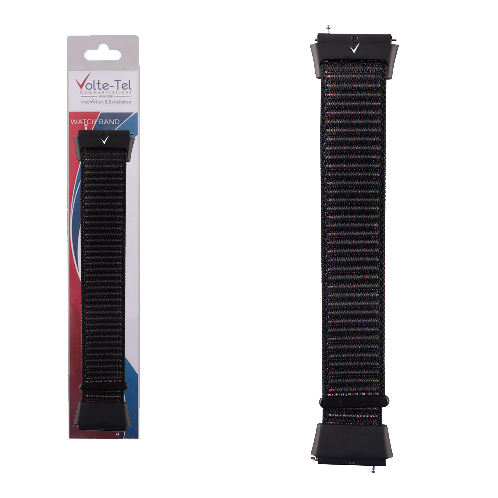VOLTE-TEL VT147 ΛΟΥΡΑΚΙ ΡΟΛΟΓΙΟΥ XIAOMI REDMI WATCH 3 ACTIVE/WATCH 3 LITE/WATCH 3 YOUTH BRAIDED BLACK