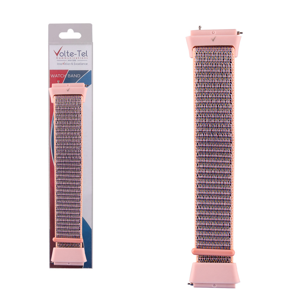 VOLTE-TEL VT147 ΛΟΥΡΑΚΙ ΡΟΛΟΓΙΟΥ XIAOMI REDMI WATCH 3 ACTIVE/WATCH 3 LITE/WATCH 3 YOUTH BRAIDED PINK