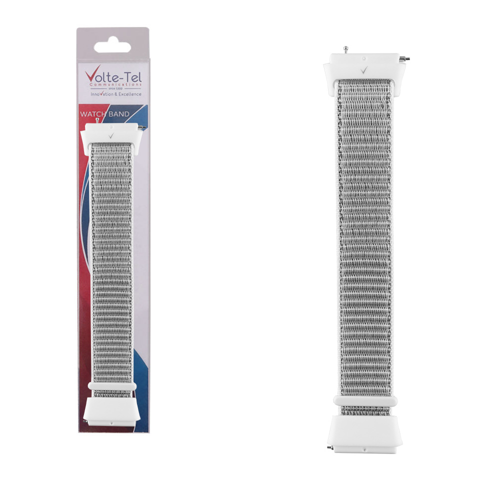 VOLTE-TEL VT147 ΛΟΥΡΑΚΙ ΡΟΛΟΓΙΟΥ XIAOMI REDMI WATCH 3 ACTIVE/WATCH 3 LITE/WATCH 3 YOUTH BRAIDED WHITE