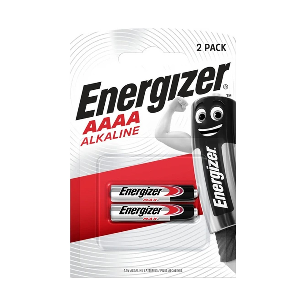 ENERGIZER ΜΠΑΤΑΡΙΕΣ ΑΛΚΑΛΙΚΕΣ AAAA LR08 25A/ LR61/ LR8D425/MN2500/ MX2500/ E96 ALKALINE 2/BLISTER
