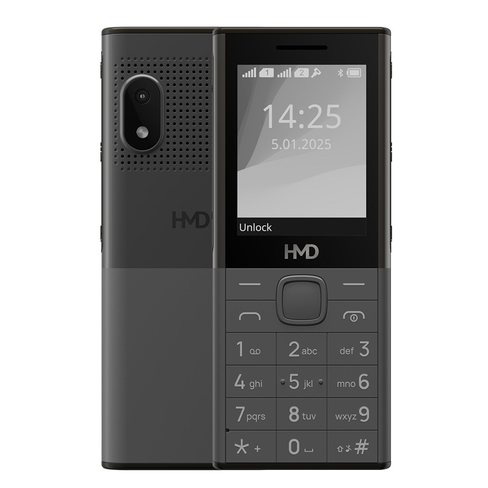 ΚΙΝΗΤΟ ΜΕ ΠΛΗΚΤΡΑ HMD 150 MUSIC (2025) 2G 2.4" DUAL SIM 8MB/8MB (TA-1703) DARK GREY GR