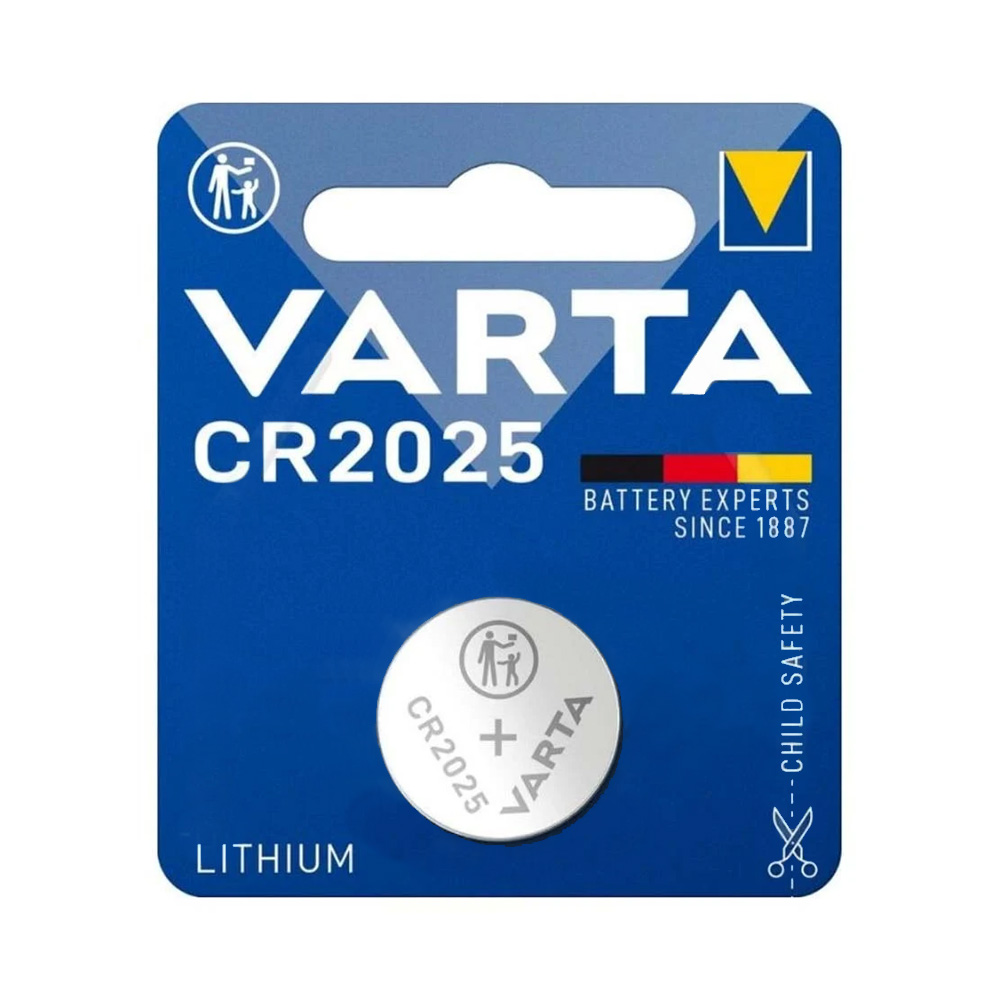 VARTA ΜΠΑΤΑΡΙΕΣ ΝΟΜΙΣΜΑΤΟΣ ΛΙΘΙΟΥ CR2025 3V 170mAh Li-ion 1/BLISTER