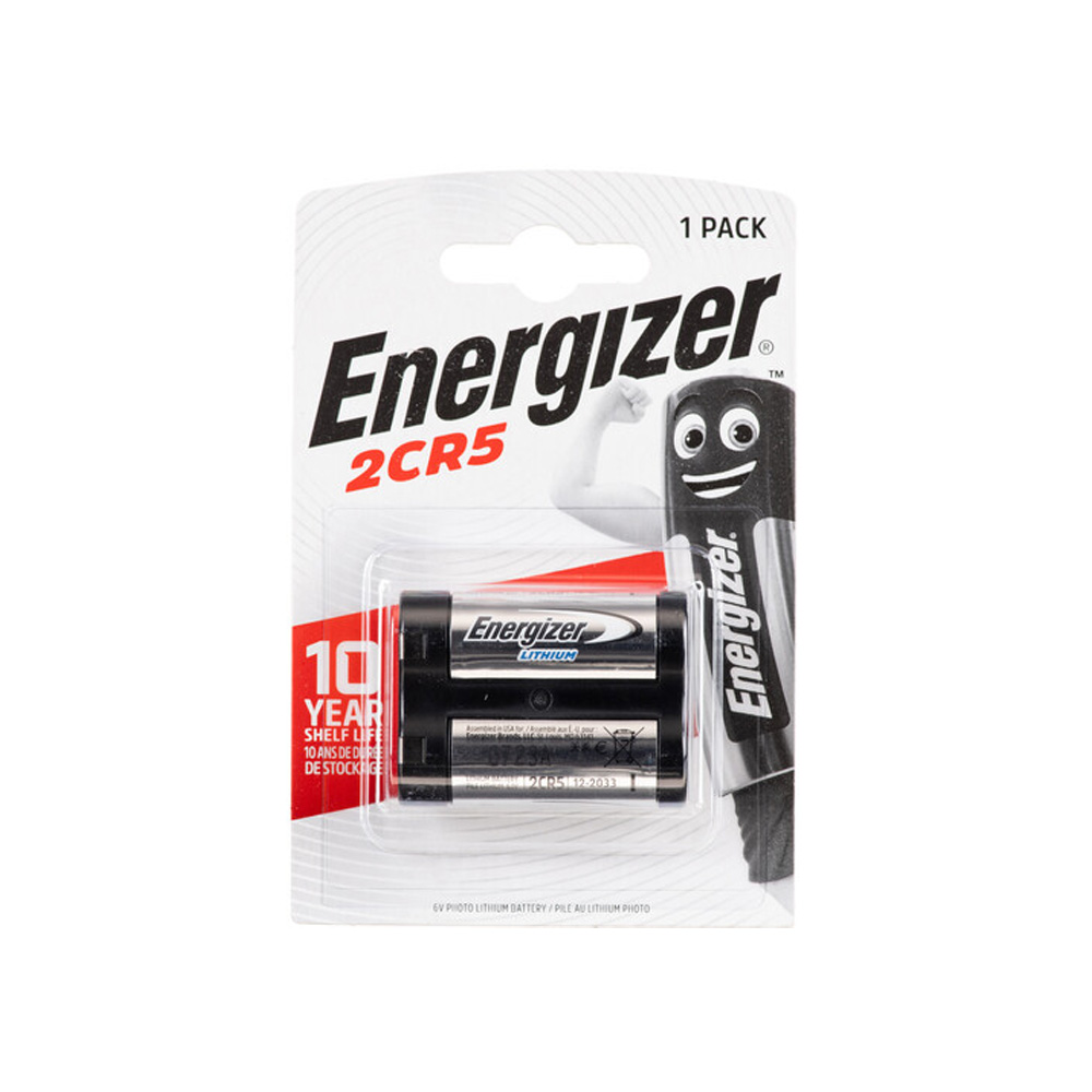 ENERGIZER ΜΠΑΤΑΡΙΕΣ ΦΩΤΟΓΡΑΦΙΚΗΣ ΛΙΘΙΟΥ 2CR5/DL245 6V Li-ion 1/BLISTER