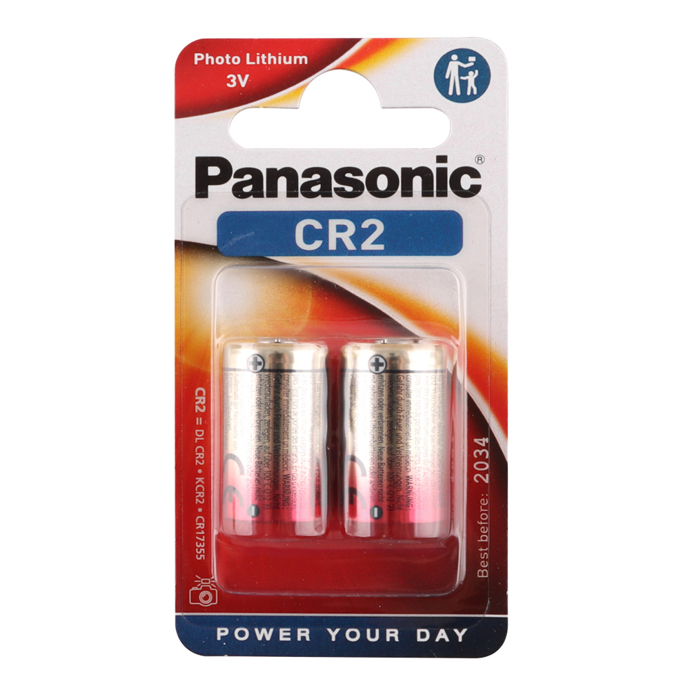 PANASONIC ΜΠΑΤΑΡΙΕΣ ΦΩΤΟΓΡΑΦΙΚΗΣ ΛΙΘΙΟΥ CR2 3V Li-ion 2/BLISTER