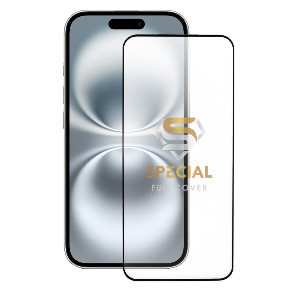 IDOL 1991 TEMPERED GLASS IPHONE 16 6.1" 9H 0.25mm 20D FULL GLUE SEMI CURVED SPECIAL FULL COVER BLACK