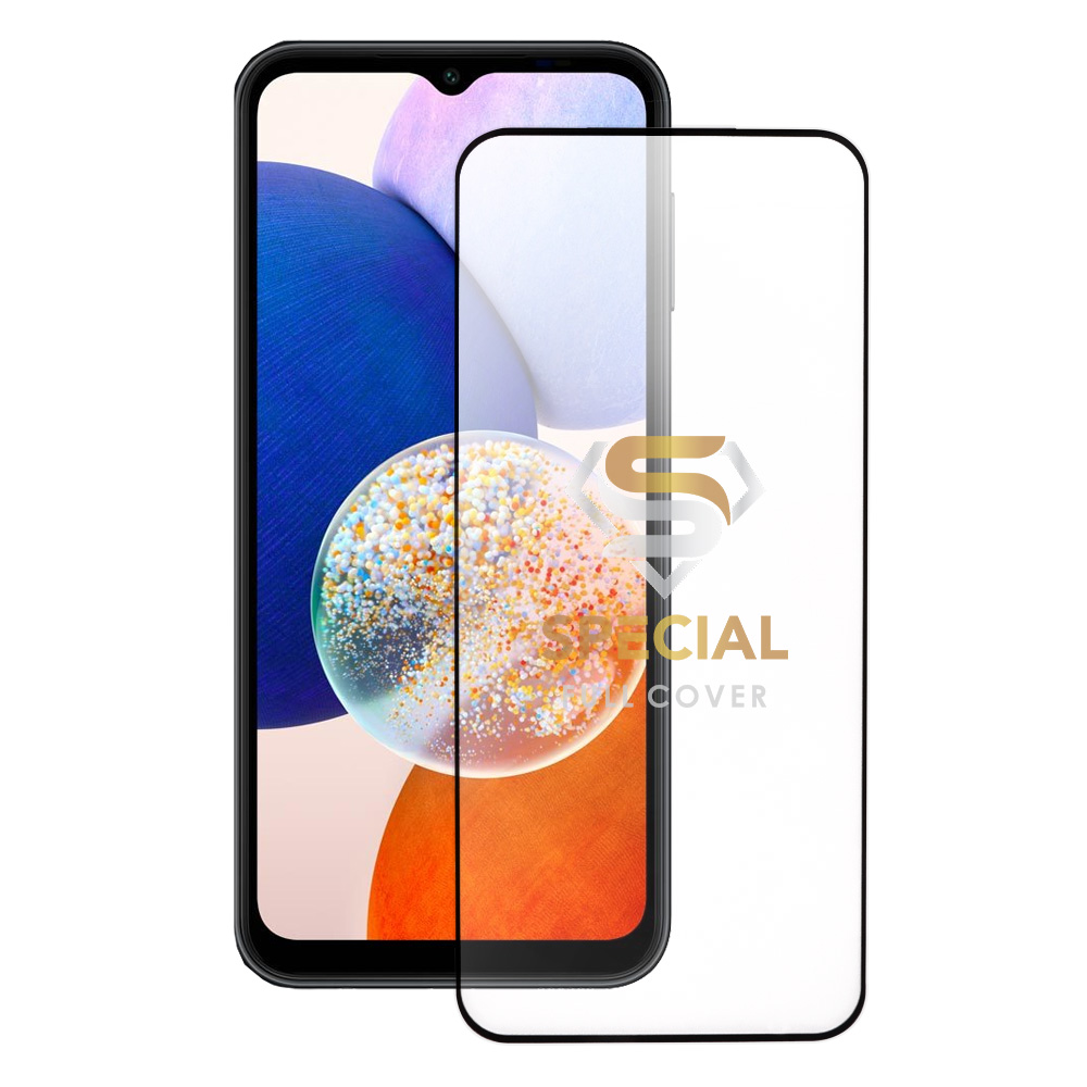 IDOL 1991 TEMPERED GLASS SAMSUNG A14 A146/A14 A145 6.6" 9H 0.25mm 20D FULL GLUE SEMI CURVED BLACK