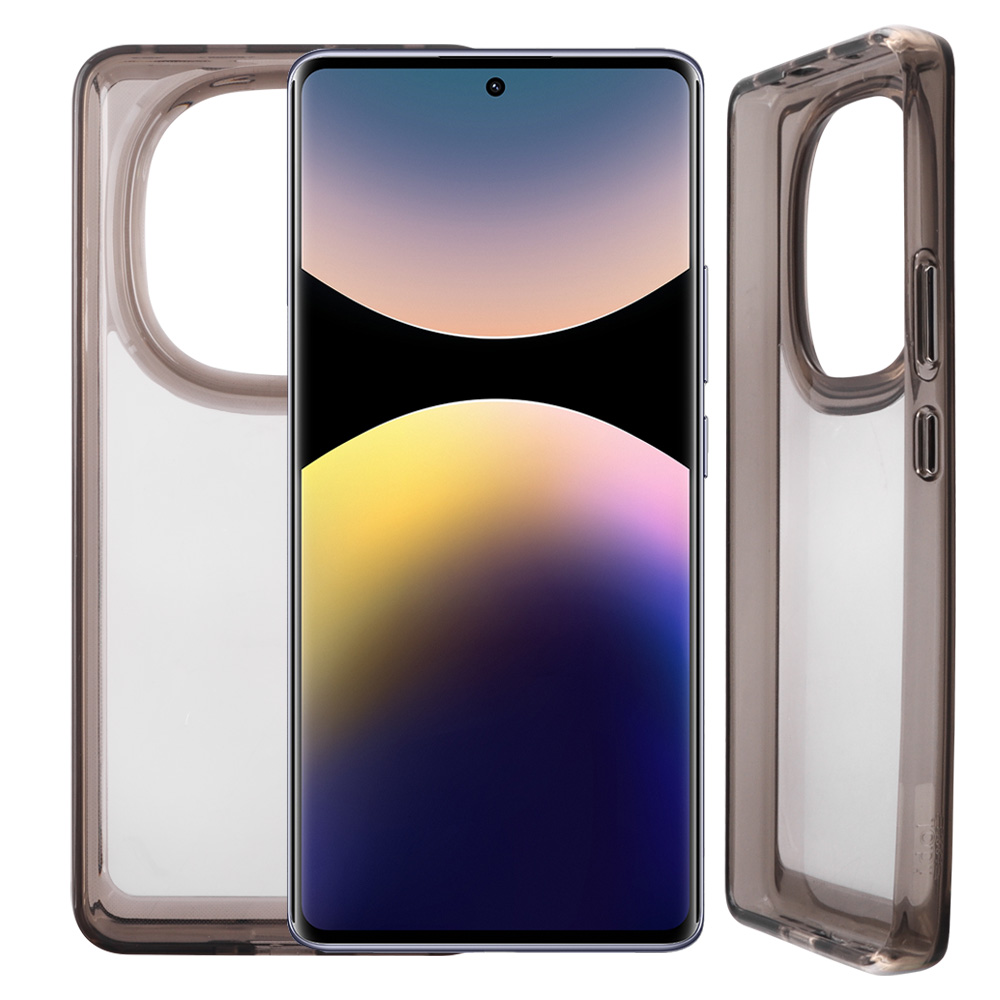 IDOL 1991 ΘΗΚΗ XIAOMI REDMI NOTE 14 PRO 5G 6.67" CRISTALYTE TPU CAMERA GUARD ΔΙΑΦΑΝΗ ΓΚΡΙ