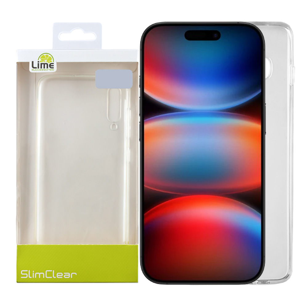 LIME ΘΗΚΗ IPHONE 17 PRO 6.3" SLIMCLEAR TPU CAMERA GUARD  ΔΙΑΦΑΝΗ