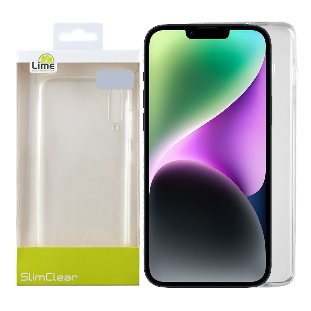 LIME ΘΗΚΗ IPHONE 14 6.1" SLIMCLEAR TPU FULL CAMERA PROTECTION ΔΙΑΦΑΝΗ