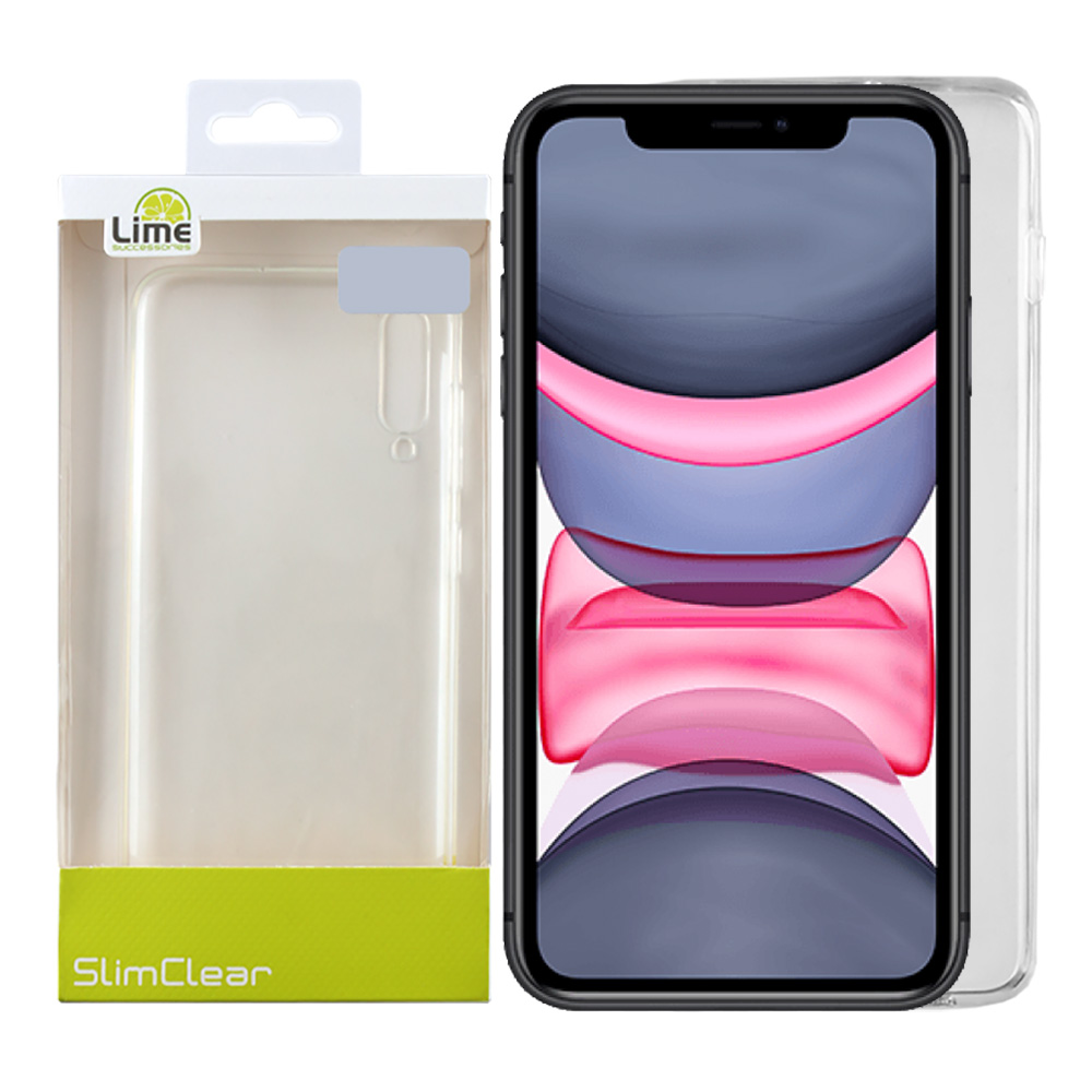 LIME ΘΗΚΗ IPHONE 11 6.1" SLIMCLEAR TPU FULL CAMERA PROTECTION ΔΙΑΦΑΝΗ