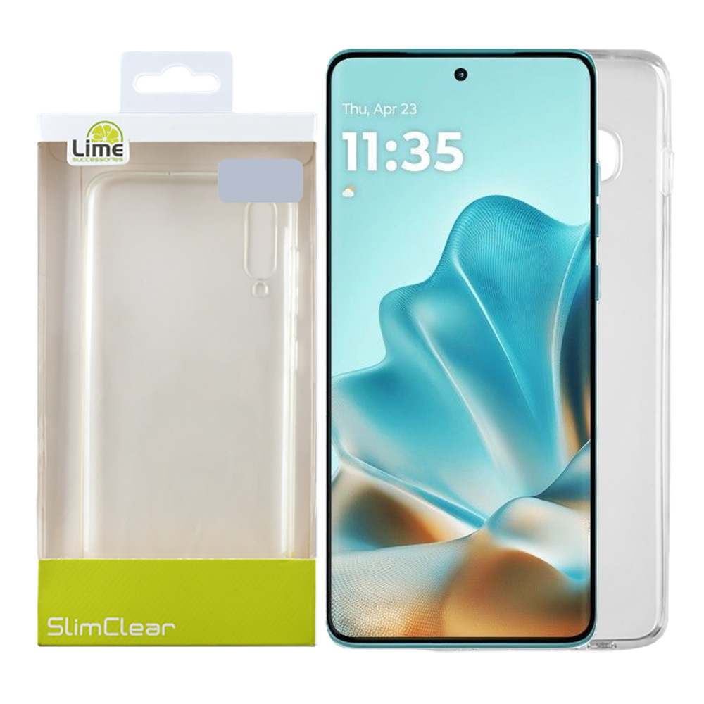 LIME ΘΗΚΗ MOTOROLA MOTO EDGE 60 FUSION 5G 6.67" SLIMCLEAR TPU FULL CAMERA PROTECTION ΔΙΑΦΑΝΗ