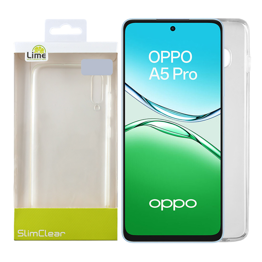 LIME ΘΗΚΗ OPPO A5 PRO 4G/A5 PRO 4G 6.67" SLIMCLEAR TPU FULL CAMERA PROTECTION ΔΙΑΦΑΝΗ