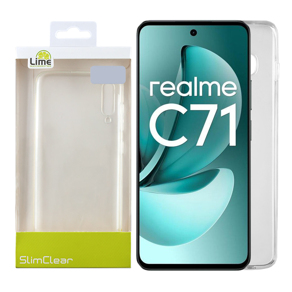 LIME ΘΗΚΗ REALME C71 6.67" SLIMCLEAR TPU FULL CAMERA PROTECTION ΔΙΑΦΑΝΗ