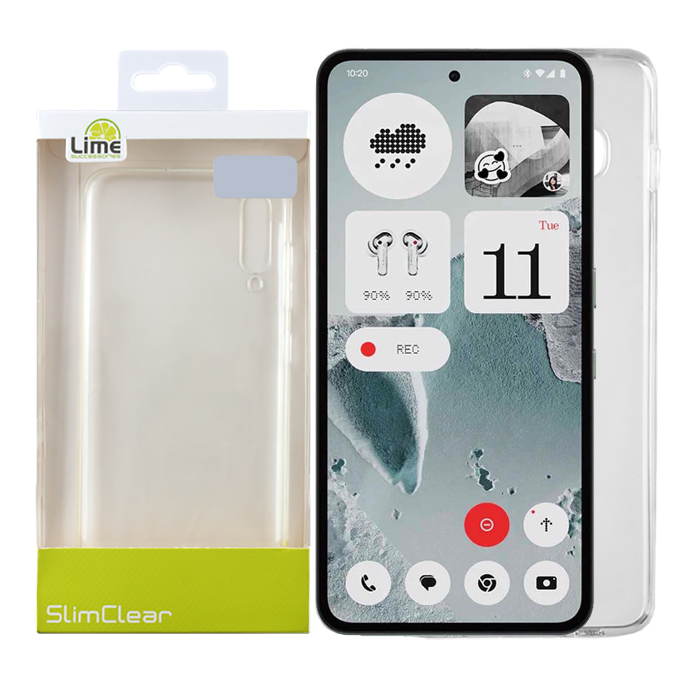 LIME ΘΗΚΗ NOTHING PHONE 2 PRO 5G 6.77" SLIMCLEAR TPU FULL CAMERA PROTECTION ΔΙΑΦΑΝΗ