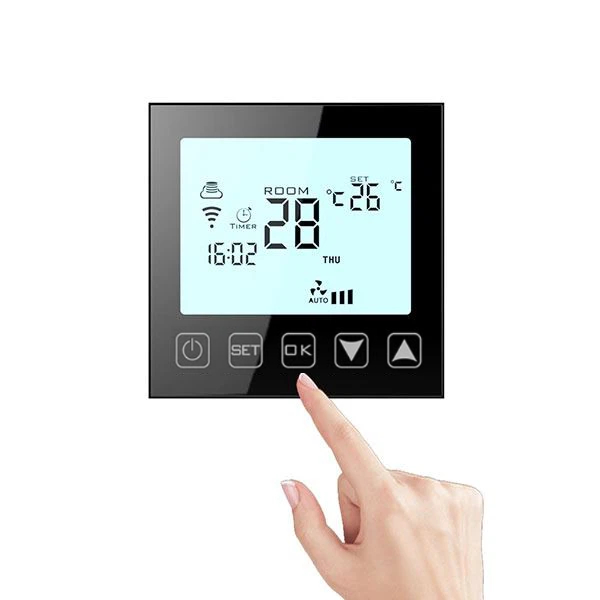 Hysen-HY603-Psifiakos-Thermostatis-Smart-WIFI-Black