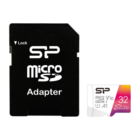 SILICON POWER κάρτα μνήμης microSDXC Elite, 32GB, C10 UHS-I U1 A1 V10