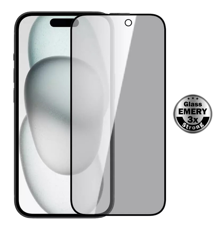 POWERTECH tempered glass Emery Private 5D TGC-0776 για iPhone 14 Pro Max, full glue