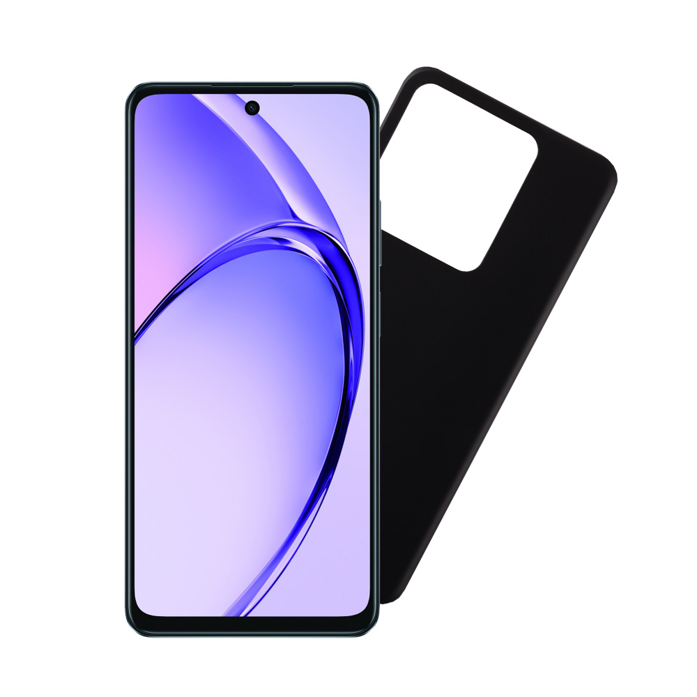 VOLTE-TEL ΘΗΚΗ OPPO A40/A3X 5G/A3X 4G 6.67" SILICON TPU CAMERA GUARD BLACK