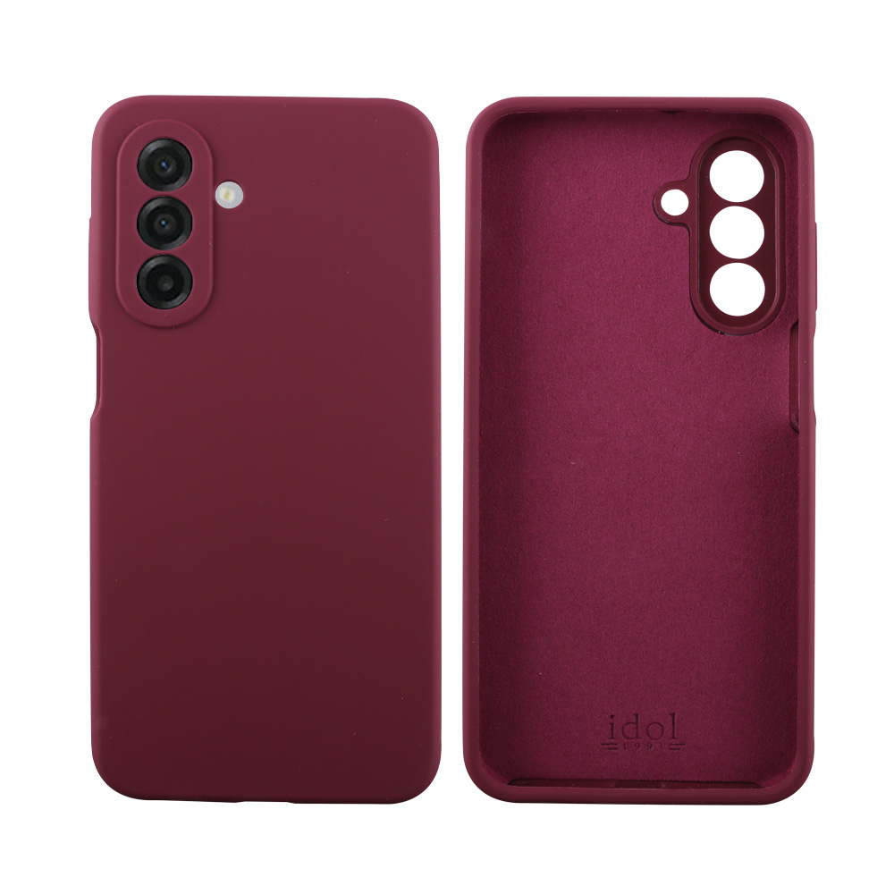 IDOL 1991 ΘΗΚΗ SAMSUNG A17 4G A175/A17 5G A176 6.74" VELVET ELITE TPU 4 SIDE FULL CAMERA PROTECTION BURGUNDY