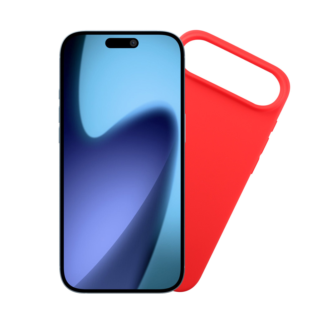 VOLTE-TEL ΘΗΚΗ IPHONE 17 AIR 6.9" SILICON TPU CAMERA GUARD RED