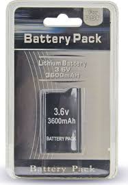 BATTERY GENCA-008 3.6V 2400MAH PSP 2000 3000 OEM